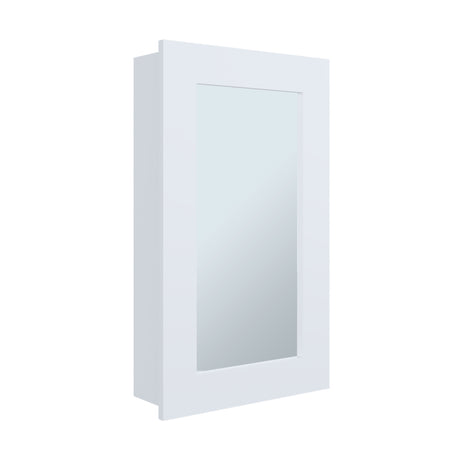 Gabinete de Baño Juno Blanco 39x65.3cm Rectangular y con Dos Entrepaños - GABINETES DE BANHO | Bylmo