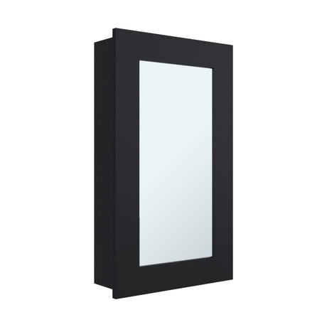 Gabinete de Baño Juno Wengue 39x65.3cm Rectangular con Espejo y Dos Entrepaños - GABINETES DE BANHO | Bylmo