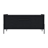 Mesa de Centro Shanghai Wengue 84.2x39.5cm Rectangular con Patas y con Compartimiento - MESAS DE CENTRO | Bylmo