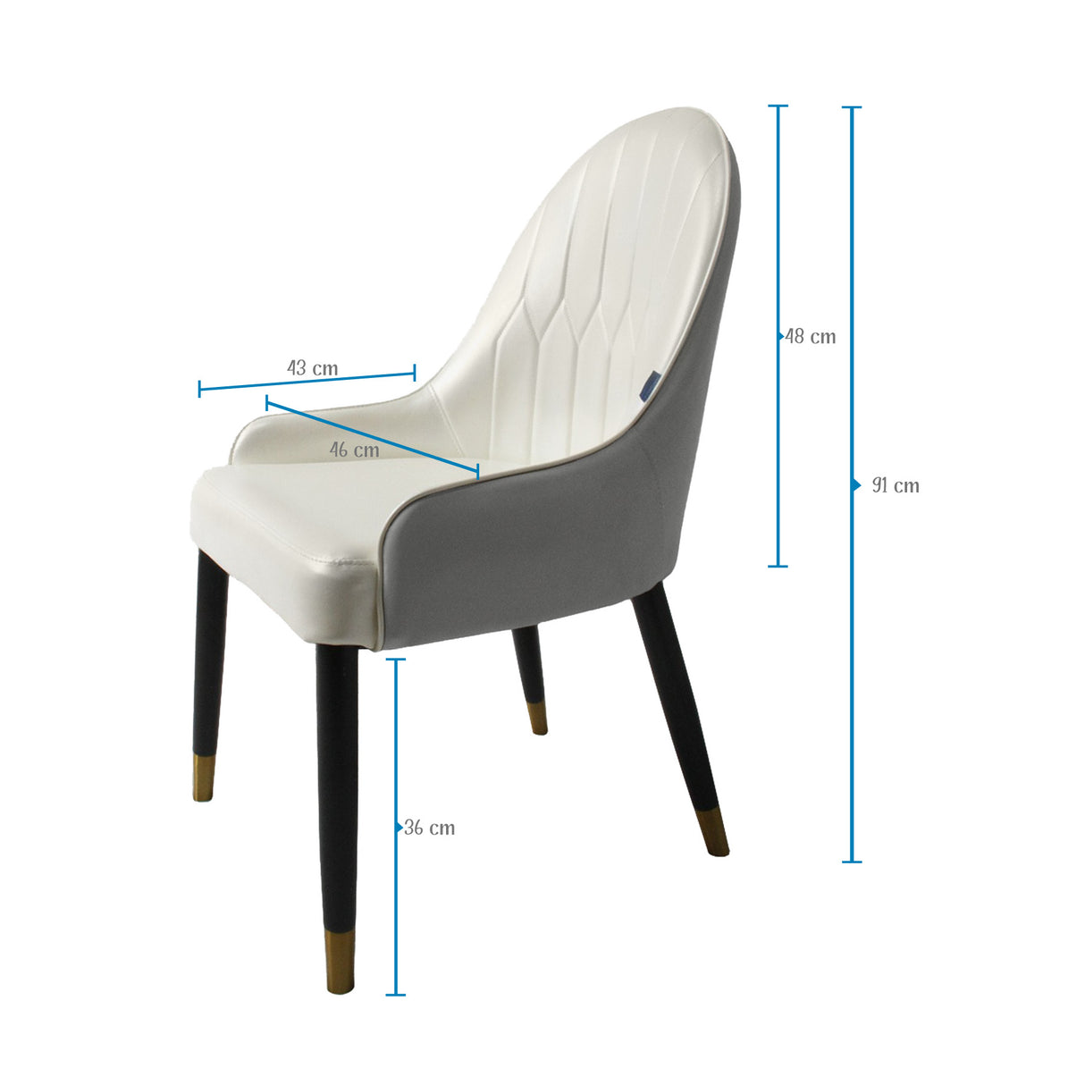 Comedor Ginebra Gris 90x75cm Rectangular de Seis Puestos con Seis Sillas - COMEDORES | Bylmo