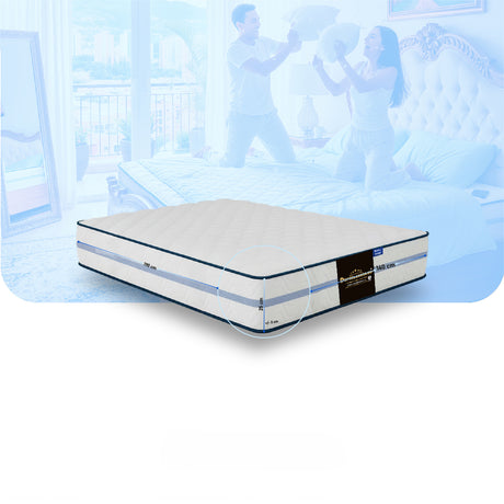 Colchón Caribe Blanco Doble 140 X 190 Cm Firmeza Suave Doble Faz - COLCHONES | Bylmo