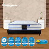 Colchón Caribe Blanco Queen 160 X 190 Cm Firmeza Suave Doble Faz - COLCHONES | Bylmo