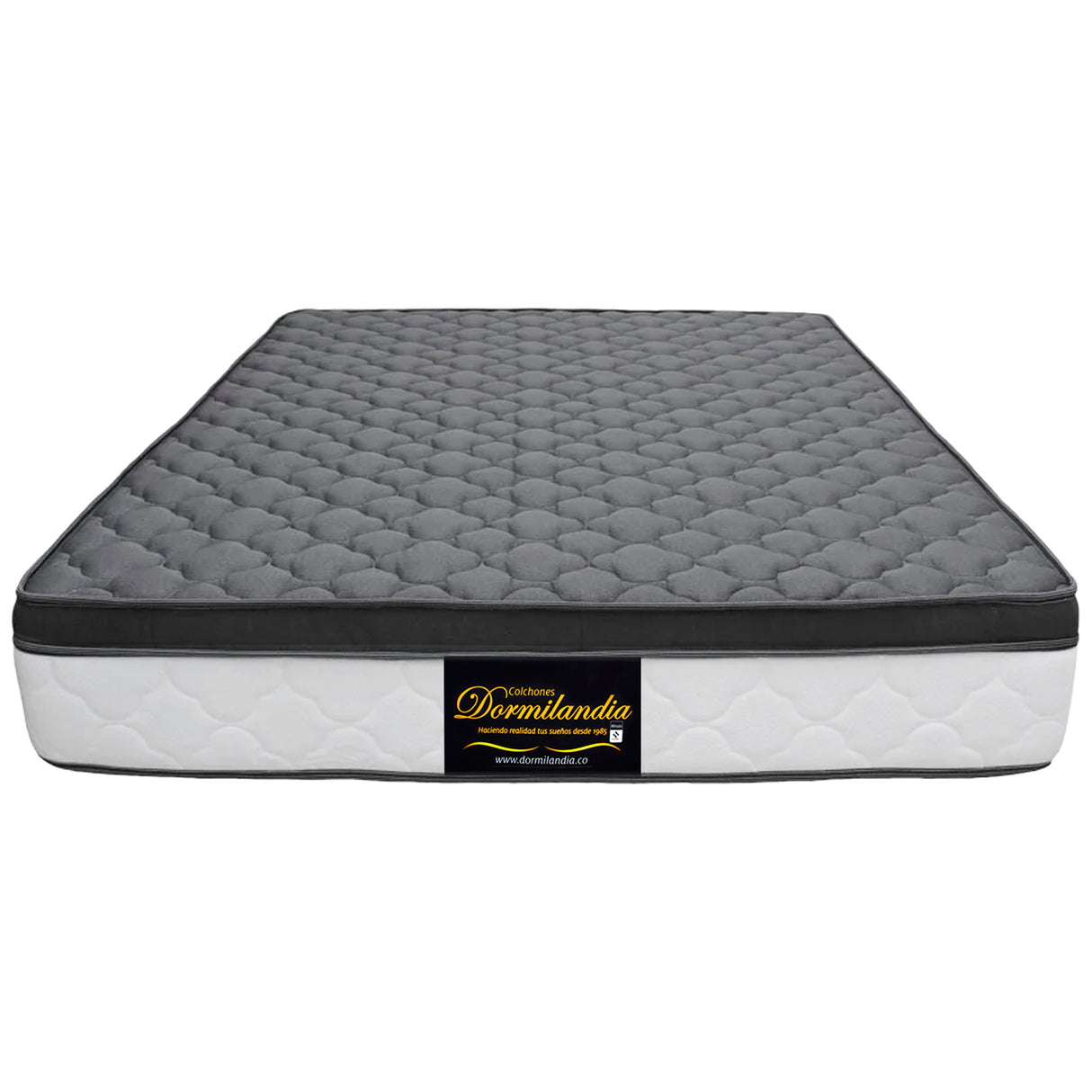 Colchón Dublín Gris Queen 160 X 190 Cm Firmeza Medio - COLCHONES | Bylmo