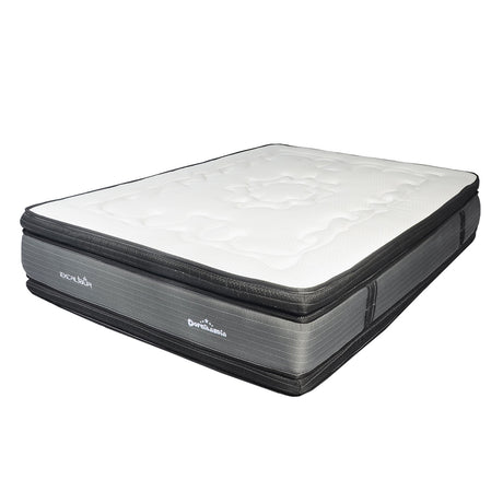 Colchón Excalibur Gris King 200 X 200 Cm Firmeza Medio Doble Faz - COLCHONES | Bylmo