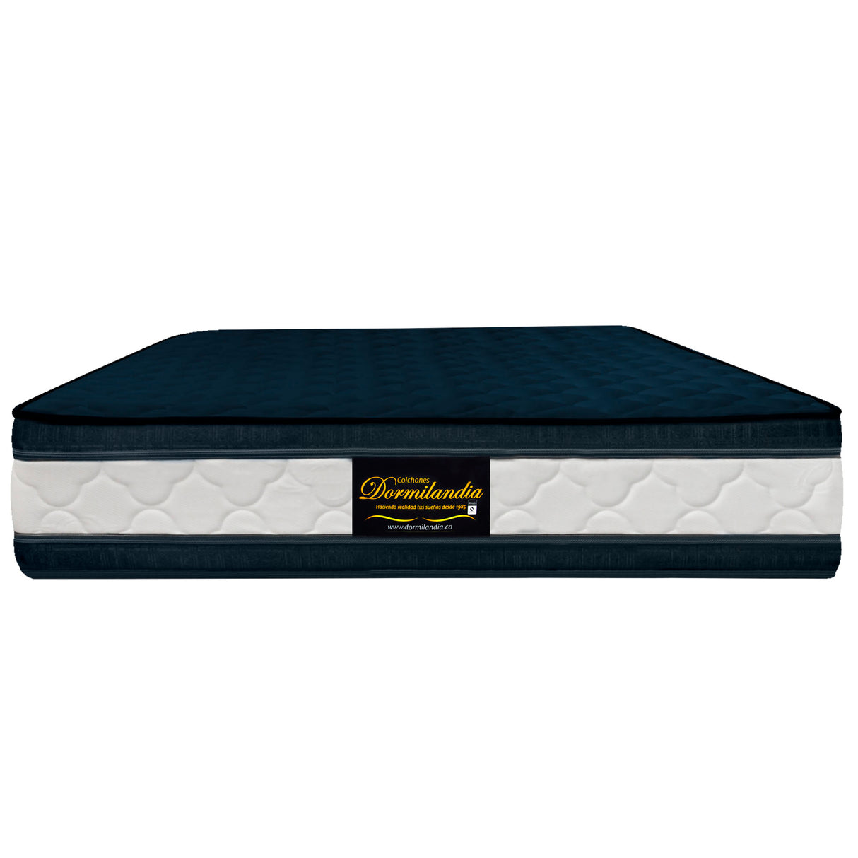 Colchón Marshall Azul Semidoble 120 X 190 Cm Firmeza Medio Doble Faz - COLCHONES | Bylmo