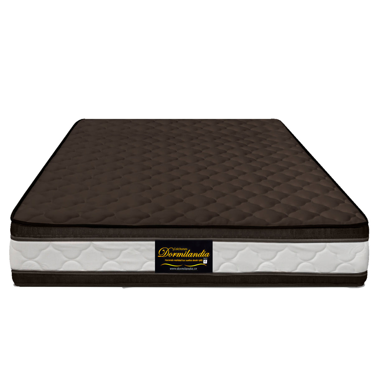 Colchón Marshall Cafe King 200 X 200 Cm Firmeza Medio Doble Faz - COLCHONES | Bylmo