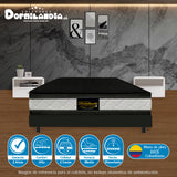 Colchón Marshall Negro King 200 X 200 Cm Firmeza Medio Doble Faz - COLCHONES | Bylmo