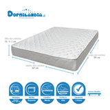 Colchón Ultraflex Blanco Queen 160 X 190 Cm Firmeza Firme Doble Faz - COLCHONES | Bylmo