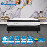 Colchón Wonderful Blanco Doble 140 X 190 Cm Firmeza Medio Doble Faz - COLCHONES | Bylmo