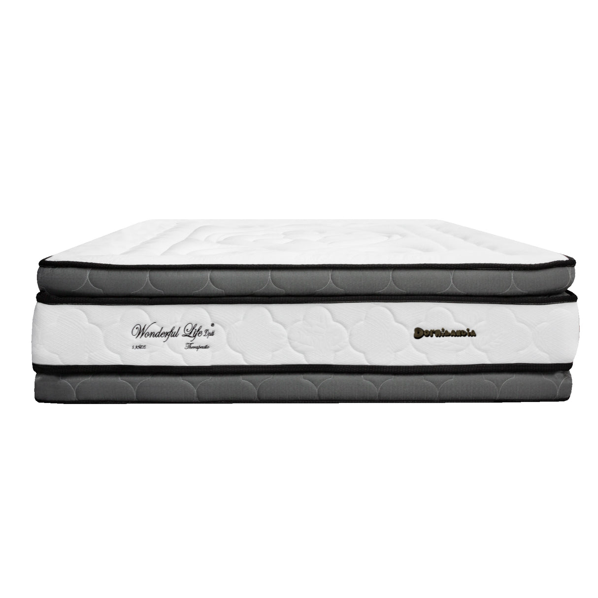 Colchón Wonderful Blanco Doble 140 X 190 Cm Firmeza Medio Doble Faz - COLCHONES | Bylmo