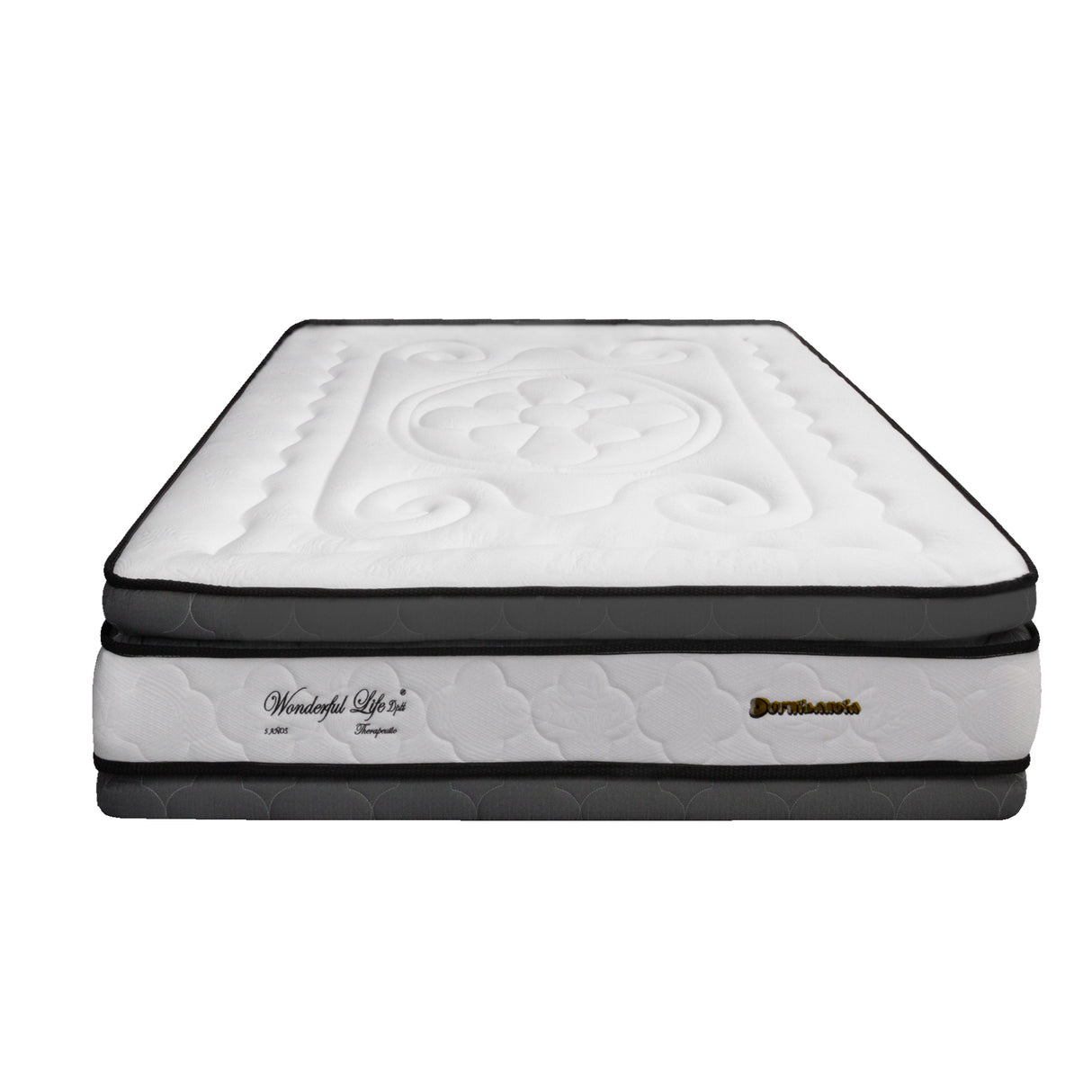 Colchón Wonderful Blanco Doble 140 X 190 Cm Firmeza Medio Doble Faz - COLCHONES | Bylmo
