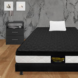 Combo Base Cama y Colchón Dublín Negro Sencillo 100 X 190 Cm Firmeza Medio - COLCHONES | Bylmo
