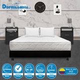 Combo Base Cama y Colchón Macizo Blanco y Negro Semidoble 120 X 190 Cm Firmeza Firme Doble Faz - COLCHONES | Bylmo