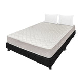 Combo Base Cama y Colchón Multisleep Blanco y Negro Queen 160 X 190 Cm Firmeza Medio Doble Faz - COLCHONES | Bylmo