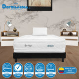Combo Base Cama y Colchón Super Dream Blanco y Negro Sencillo 100 X 190 Cm Firmeza Firme Doble Faz - COLCHONES | Bylmo