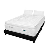 Combo Base Cama y Colchón Super Dream Blanco y Negro King 200 X 200 Cm Firmeza Firme Doble Faz - COLCHONES | Bylmo