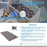 Colchoneta Osos Cariñosos Azul 70x130cm Para Bebés - COLCHONES | Bylmo
