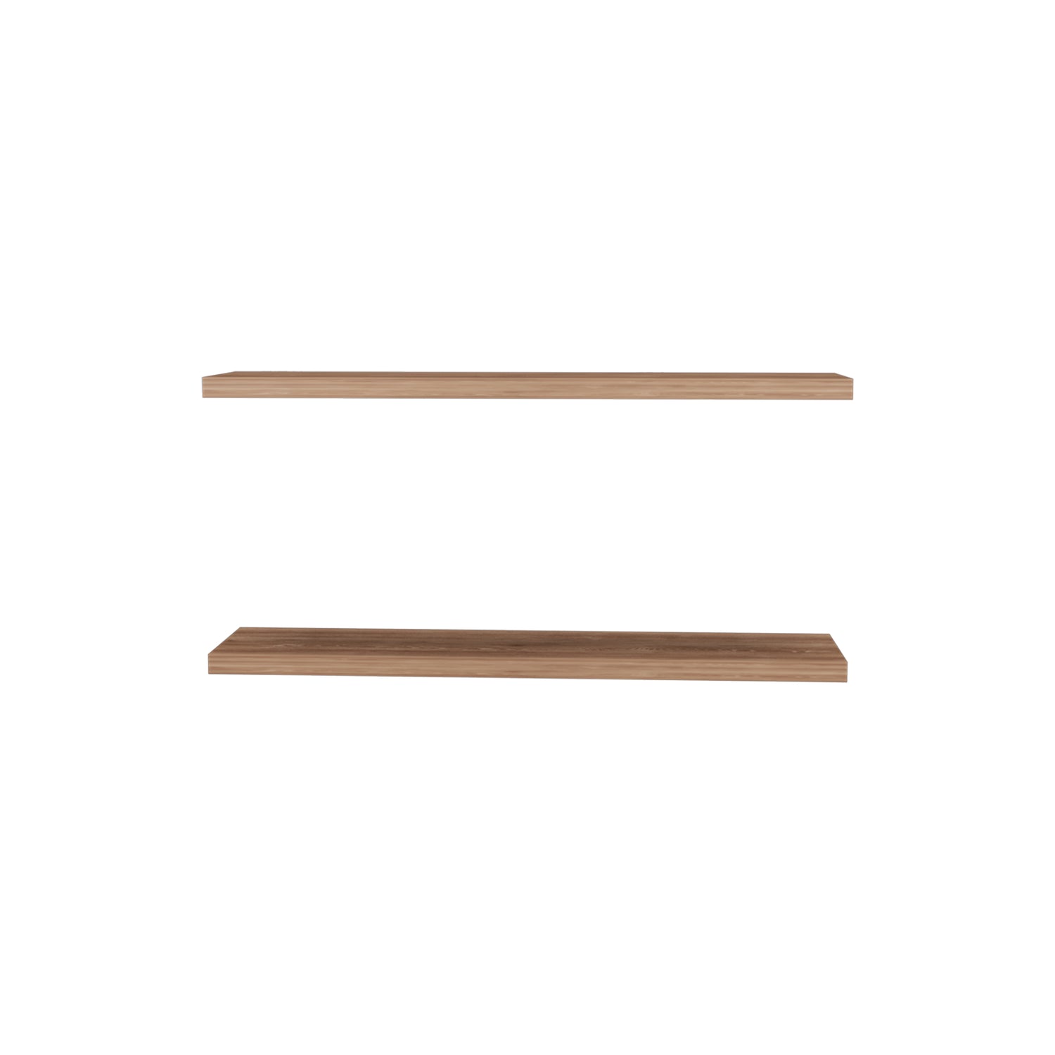 Set de 2 Repisas Miel 120x3.8cm Rectangular Minimalista - REPISAS | Bylmo