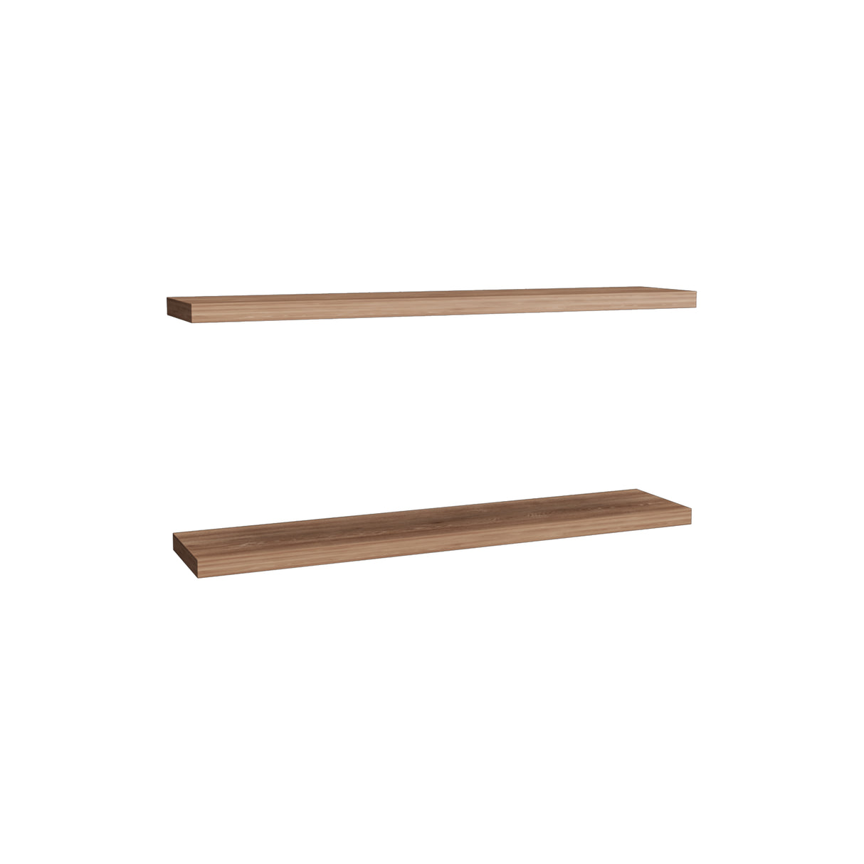 Set de 2 Repisas Miel 120x3.8cm Rectangular Minimalista - REPISAS | Bylmo