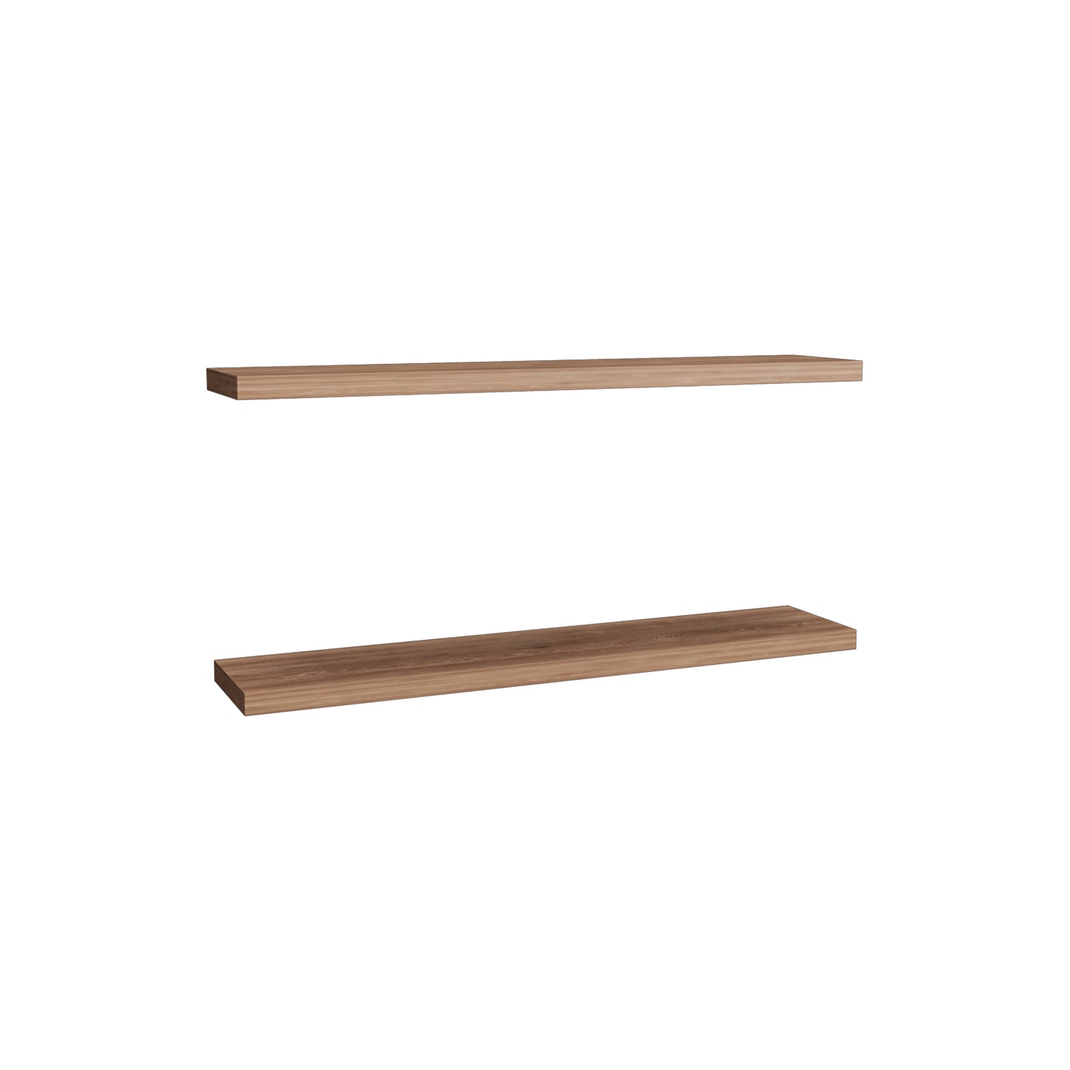 Set de 2 Repisas Miel 120x3.8cm Rectangular Minimalista - REPISAS | Bylmo