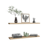 Set de 2 Repisas Rovere 120x3.8cm Rectangular Minimalista - REPISAS | Bylmo