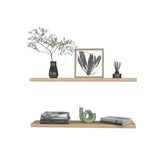 Set de 2 Repisas Rovere 120x3.8cm Rectangular Minimalista - REPISAS | Bylmo