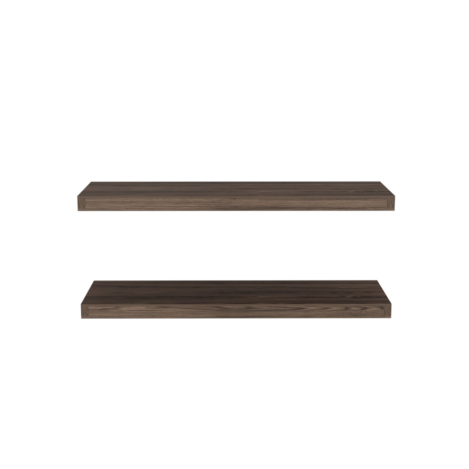 Set de 2 Repisas Coñac 80x3.8cm Rectangular Minimalista - REPISAS | Bylmo