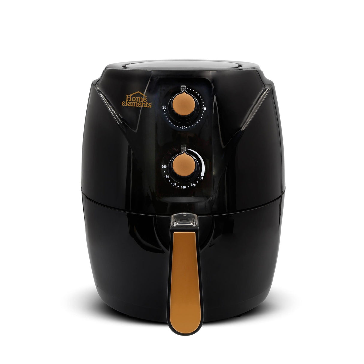 Freidora de Aire Negro y Cobre 31x34cm De 3.2 Litros Con Dos Funciones Preconfiguradas - FREIDORAS DE AIRE | Bylmo