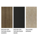 Combo Comedor y Sillas Renata Marron y Negro 160x79cm Cuadrado de Seis Puestos con Seis Sillas - COMEDORES | Bylmo