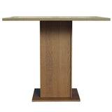 Comedor Marron y Crema 90x78cm Cuadrado de Cuatro Puestos Sin Sillas - COMEDORES | Bylmo