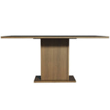 Comedor Marron y Negro 160x80cm Rectangular de Seis Puestos Sin Sillas - COMEDORES | Bylmo