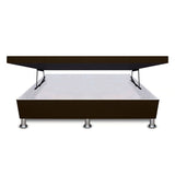 Cama Baúl Cafe 140x43Cm Para Cochón Doble 140 X 190 Cm de Apertura Horizontal - CAMAS | Bylmo