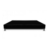 Base Cama Negro 90x30Cm Para Cochón Sencillo 90 X 190 Cm Con Pestaña - CAMAS | Bylmo
