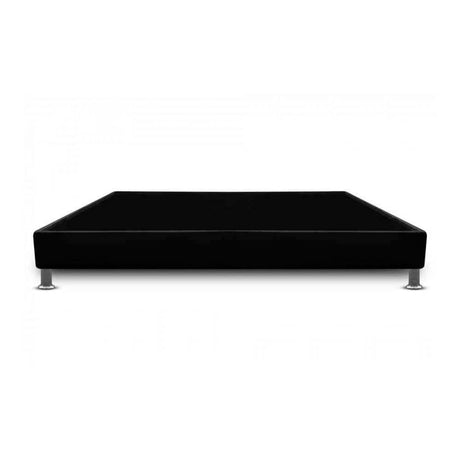 Base Cama Negro 90x30Cm Para Cochón Sencillo 90 X 190 Cm Con Pestaña - CAMAS | Bylmo