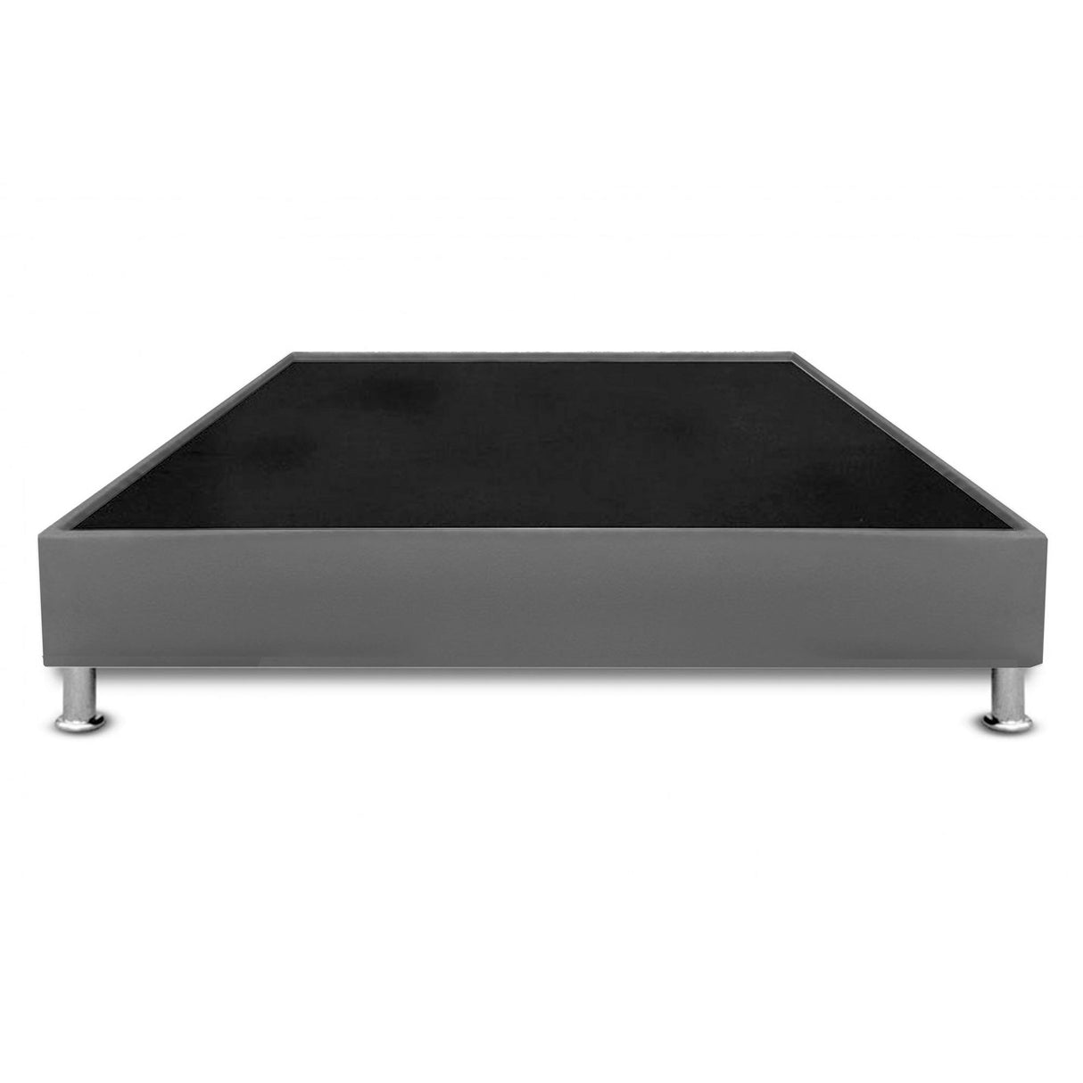 Base Cama Gris 90x30Cm Para Cochón Sencillo 90 X 190 Cm Con Pestaña - CAMAS | Bylmo