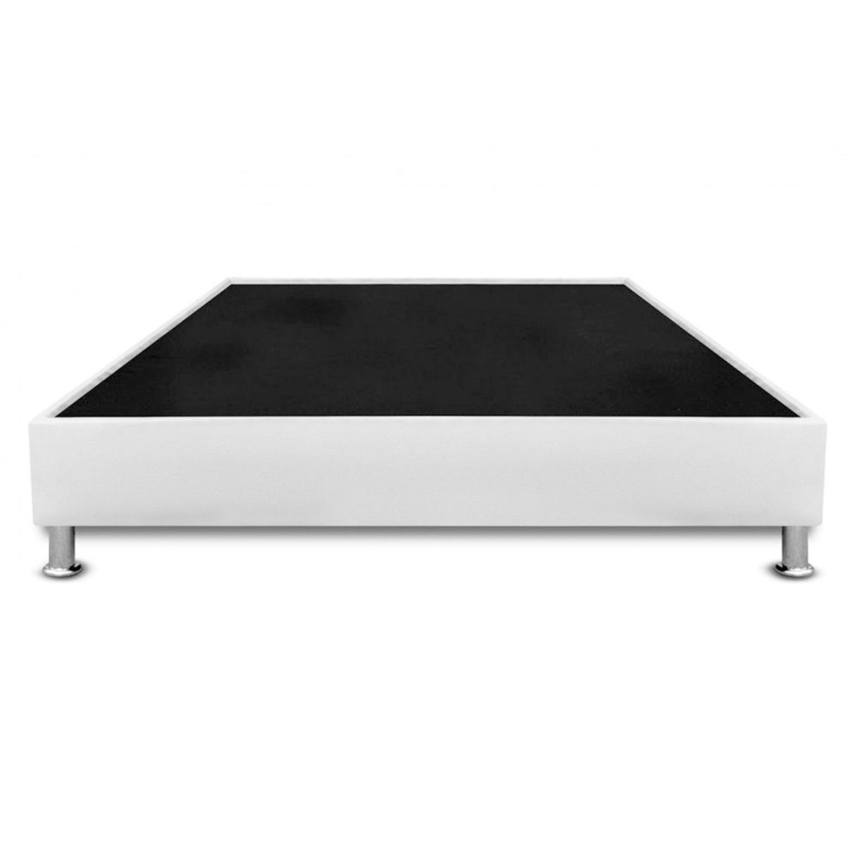 Base Cama Blanco 120x30Cm Para Cochón Semidoble 120 X 190 Cm Con Pestaña - CAMAS | Bylmo