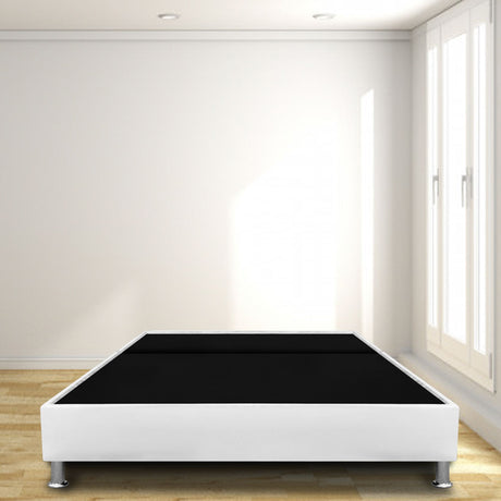 Base Cama Dividida Blanco 160x30Cm Para Cochón Queen 160 X 190 Cm Con Pestaña - CAMAS | Bylmo