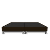 Base Cama Dividida Cafe 160x30Cm Para Cochón Queen 160 X 190 Cm Con Pestaña - CAMAS | Bylmo