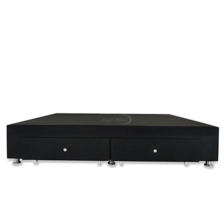 Base Cama Negro 120x40Cm Para Cochón Semidoble 120 X 190 Cm Con Cajones - CAMAS | Bylmo