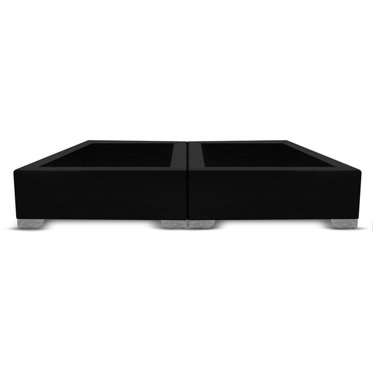 Base Cama Dividida Premium Negro 160x40Cm Para Cochón Queen 160 X 190 Cm - CAMAS | Bylmo