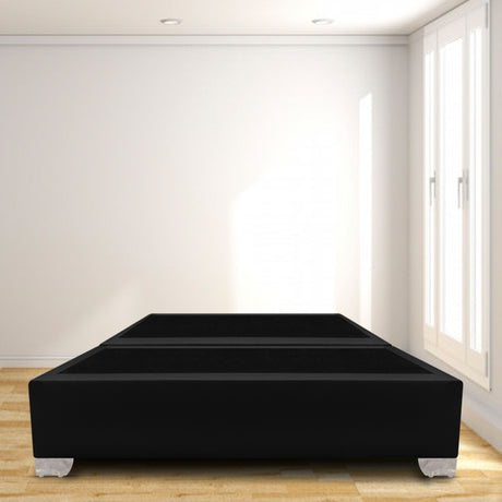 Base Cama Dividida Premium Negro 160x40Cm Para Cochón Queen 160 X 190 Cm - CAMAS | Bylmo