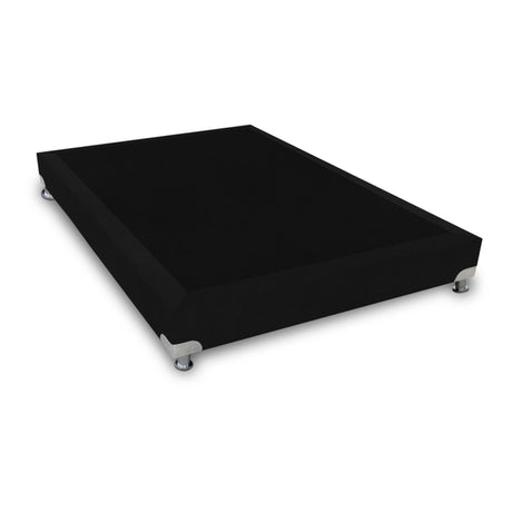 Base Cama Boston Negro 140x30Cm Para Cochón Doble 140 X 190 Cm - CAMAS | Bylmo