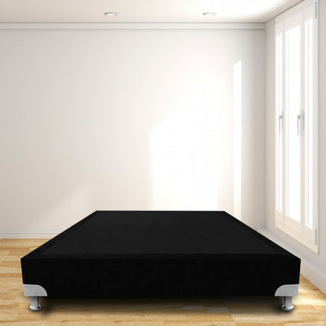 Base Cama Boston Negro 140x30Cm Para Cochón Doble 140 X 190 Cm - CAMAS | Bylmo