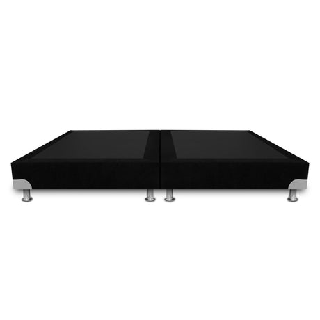 Base Cama Dividida Boston Negro 140x30Cm Para Cochón Doble 140 X 190 Cm - CAMAS | Bylmo