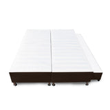 Cama Nido Dividida Cafe 160x40Cm Para Cochón Queen 160 X 190 Cm - CAMAS | Bylmo