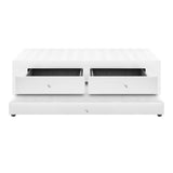 Cama Nido Duplex Blanco 140x60Cm Para Cochón Doble 140 X 190 Cm Con Cajones - CAMAS | Bylmo