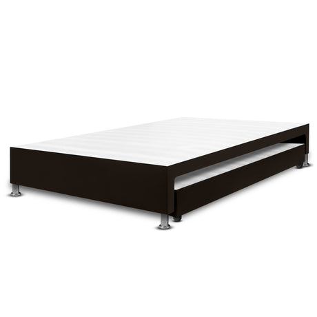 Cama Nido Duplex Cafe 120x40Cm Para Cochón Semidoble 120 X 190 Cm - CAMAS | Bylmo
