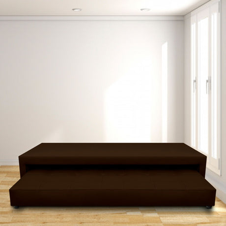 Cama Nido Jafar Cafe 90x40Cm Para Cochón Sencillo 90 X 190 Cm - CAMAS | Bylmo