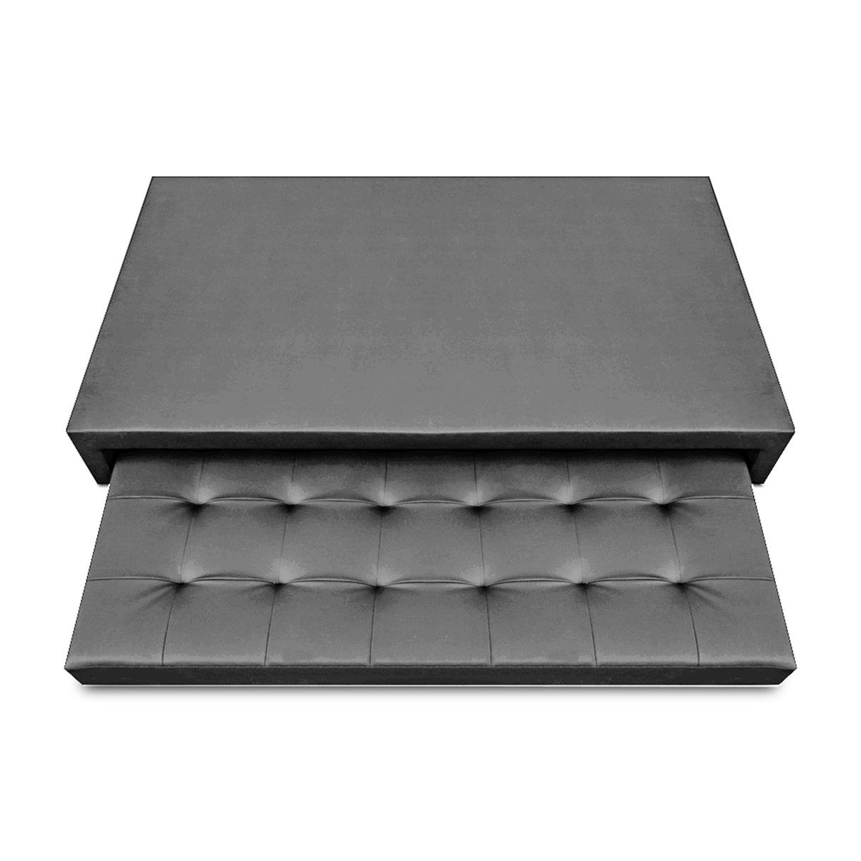 Cama Nido Jafar Gris 90x40Cm Para Cochón Sencillo 90 X 190 Cm - CAMAS | Bylmo