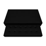 Cama Nido Jafar Negro 100x40Cm Para Cochón Sencillo 100 X 190 Cm - CAMAS | Bylmo